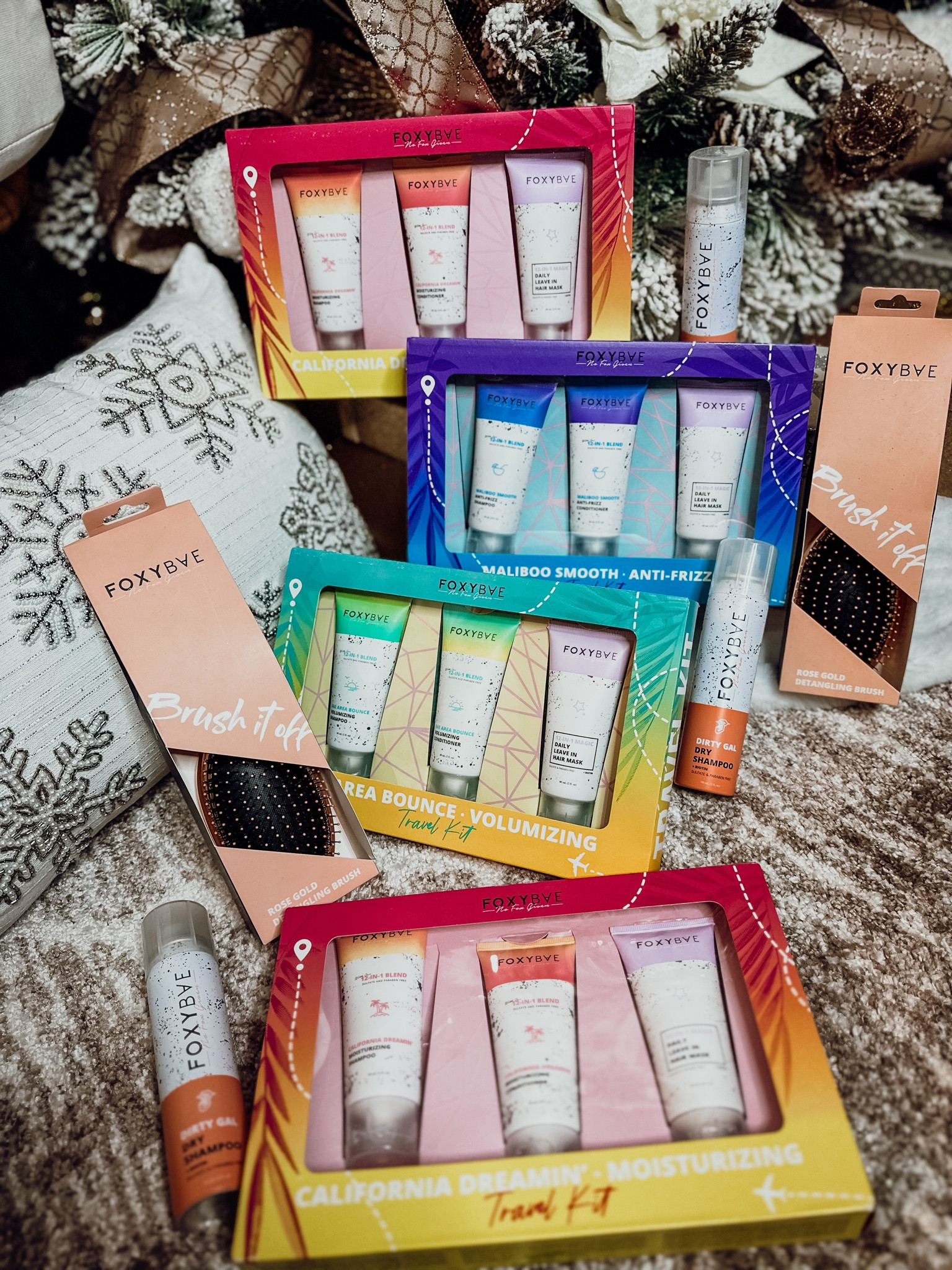 Holiday stocking stuffer gift ideas ! Travel size FoxyBae hair kits, my favorite hair brushes, dry shampoo mini sized 

Code: JAMI 

#LTKGiftGuide #LTKSeasonal #LTKHoliday