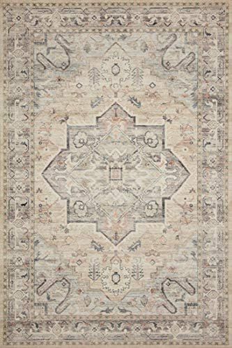 Loloi II Hathaway Collection HTH-07 Multi / Ivory, Traditional Accent Rug, 3'-6" x 5'-6" | Amazon (US)