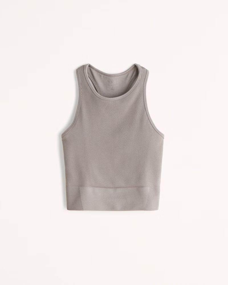 Women's YPB Seamless Ribbed Squareneck Tank | Women's Active | Abercrombie.com | Abercrombie & Fitch (US)