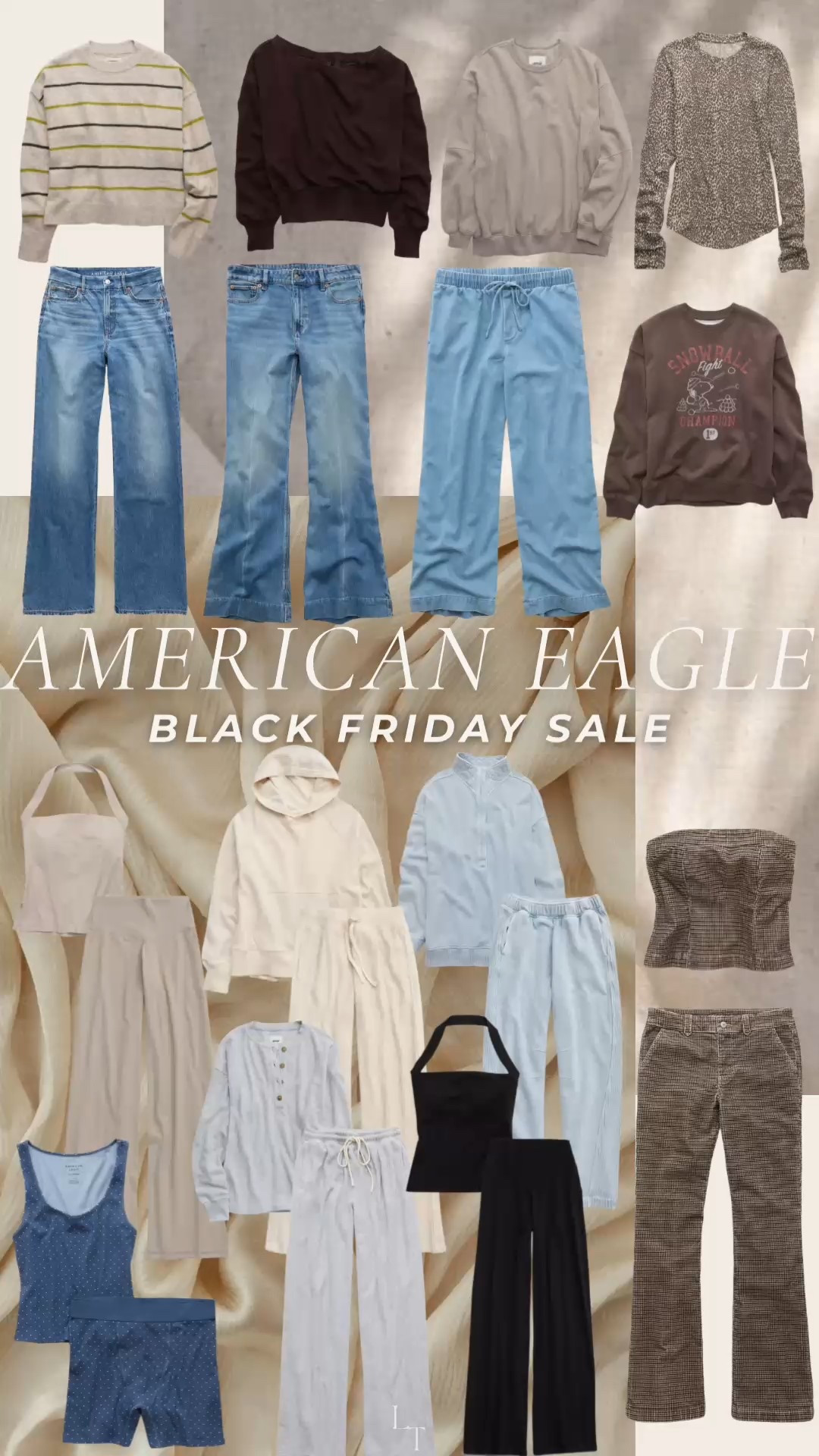 AE Black Friday is TOO good this year 😍
Sweaters, denim, loungewear + basics all 40–50% off today only!

#LTKCyberWeek #LTKFindsUnder50 #LTKSaleAlert