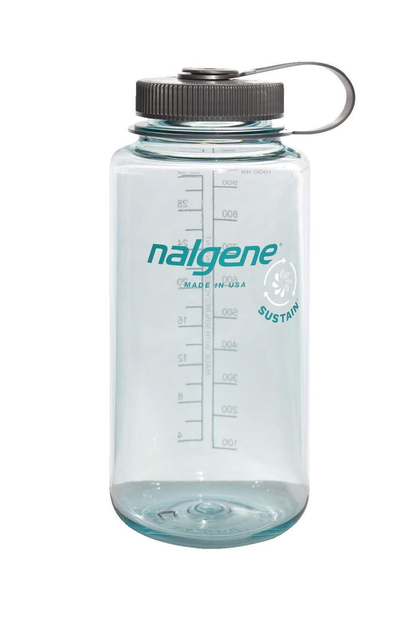 Nalgene Sustain® Wide Mouth Water Bottle, Seafoam, 1 L | Canadian Tire