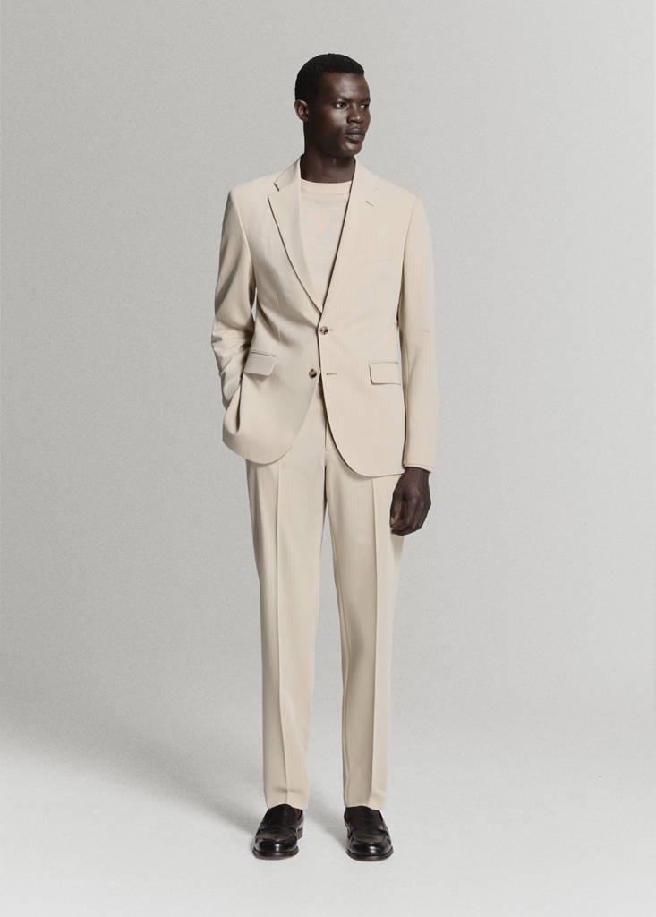 Milan slim-fit suit blazer beige - Men - 36 - MANGO MAN | Mango (US/MX/AU)