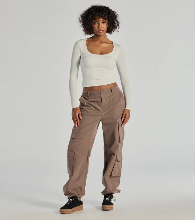 Forever Staple Smooth Knit Long Sleeve Top | Windsor Stores