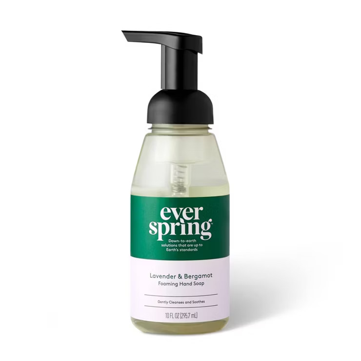 Lavender & Bergamot Foaming Hand Soap - 10 fl oz - Everspring™ | Target