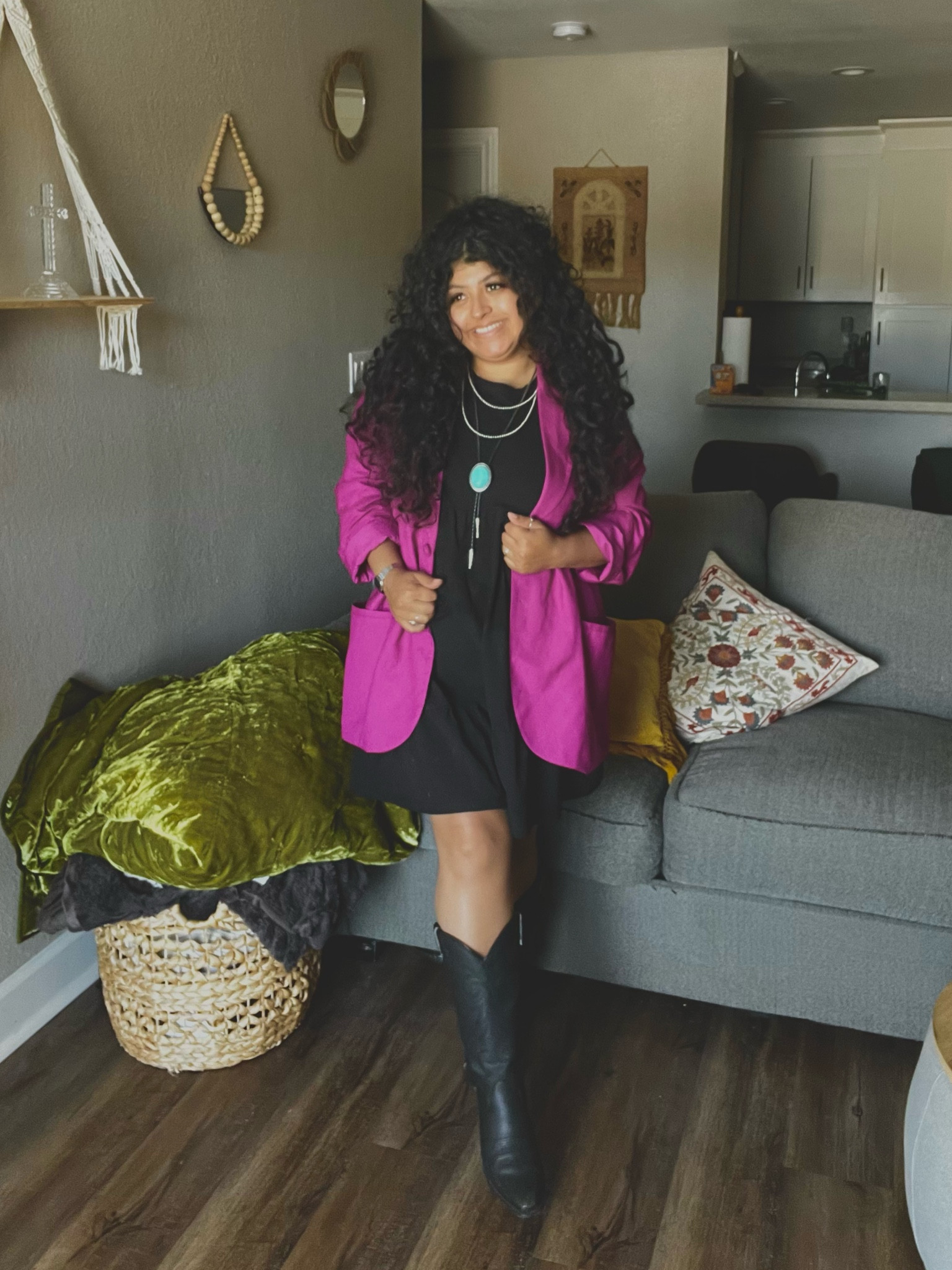 Black boots & magenta blazer

#LTKFind #LTKstyletip #LTKcurves