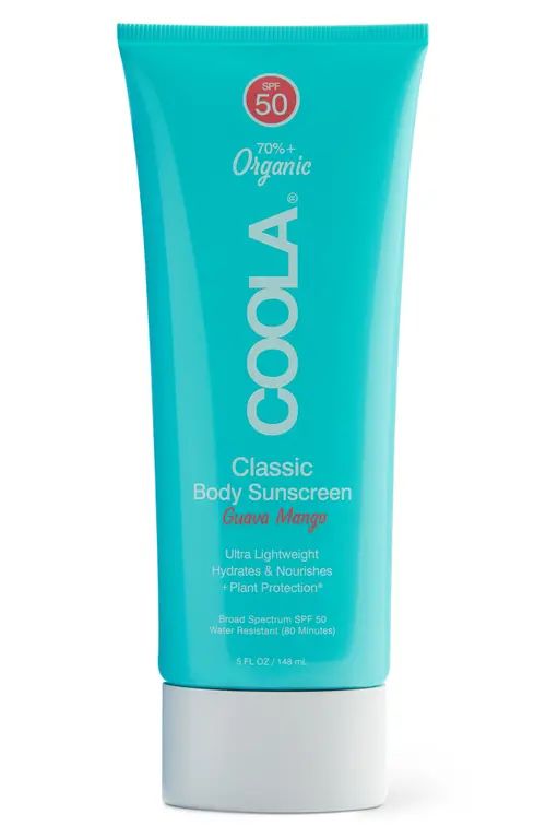 COOLA® Suncare Guava Mango Classic Body Organic Sunscreen Lotion SPF 50 at Nordstrom, Size 5 Oz | Nordstrom