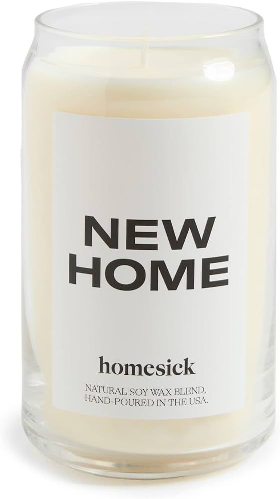 Homesick New Home Scented Candle - 13.75 oz Jasmine Scented Natural Soy Wax Blend, Housewarming N... | Amazon (US)