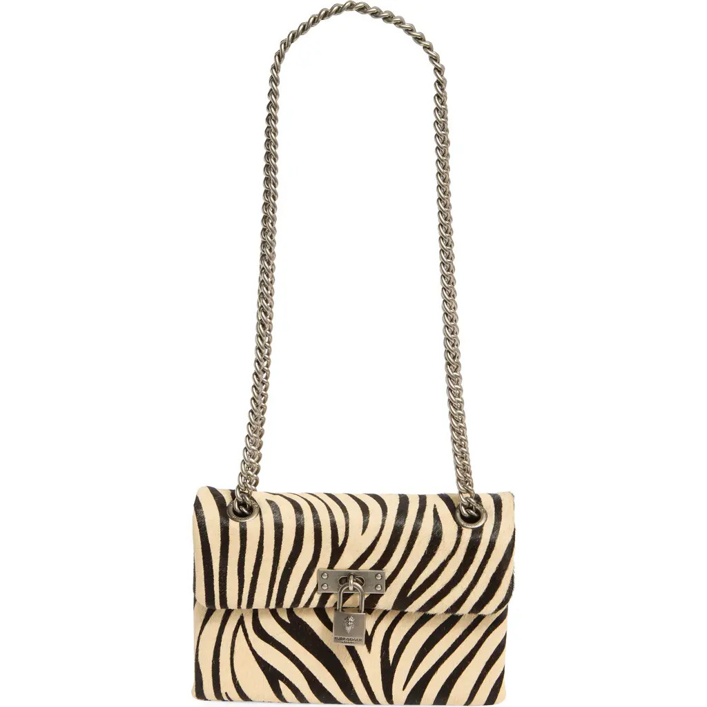 Kurt Geiger London Mini Brixton Genuine Calf Hair Crossbody Bag in Open White at Nordstrom Rack | Nordstrom Rack