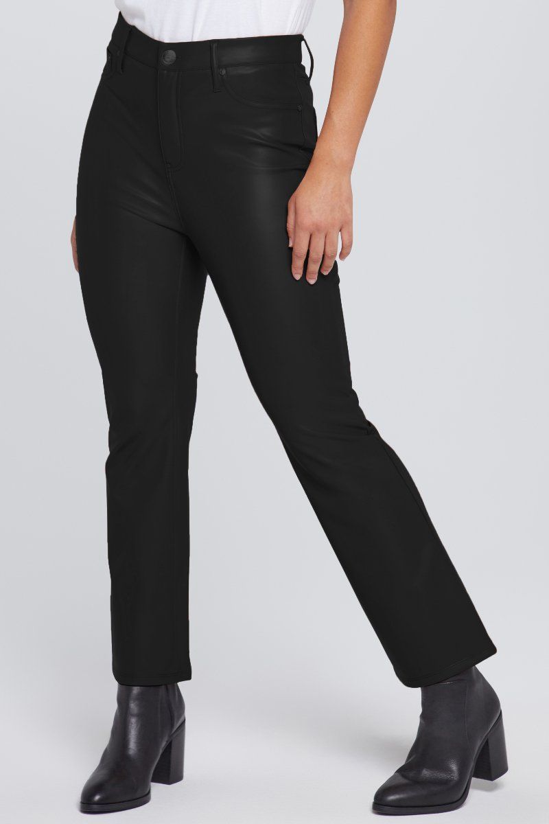 Faux Leather Cropped Pant | Seven7 Jeans
