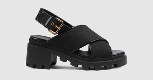 Gucci Women's GG lug sole sandal | Gucci (CA)