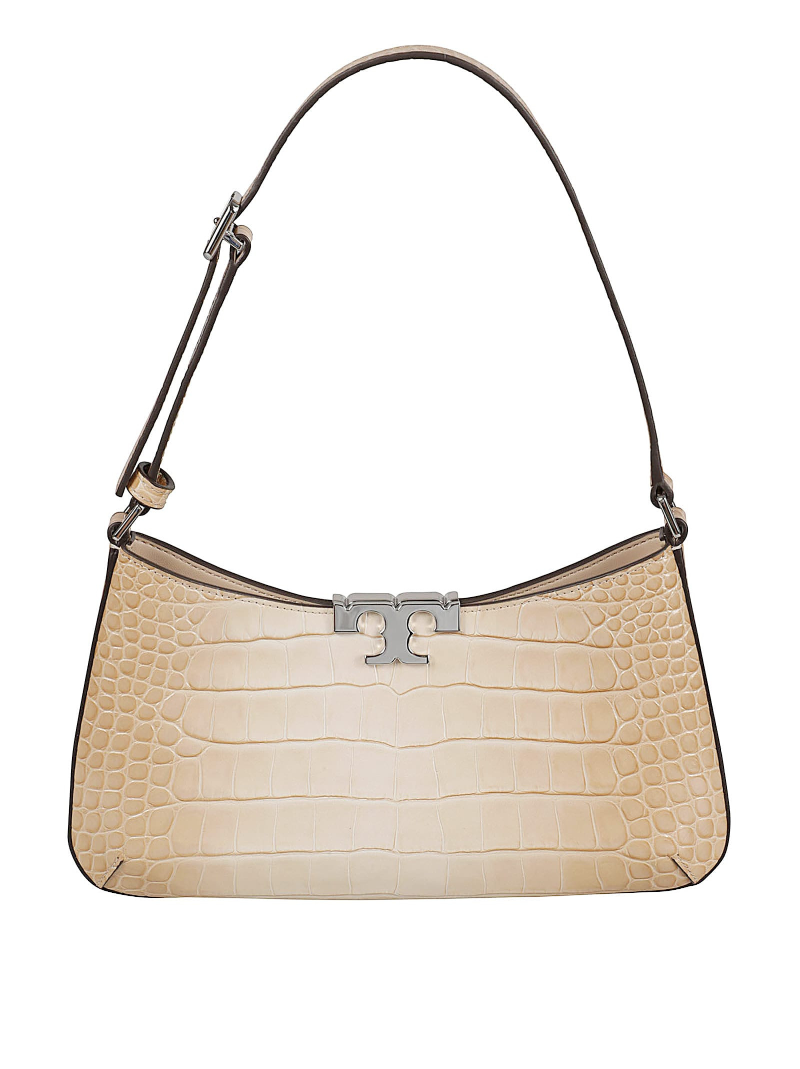 Tory Burch Eleanor Croc Embossed Slim Shoulder Bag | Italist.com US