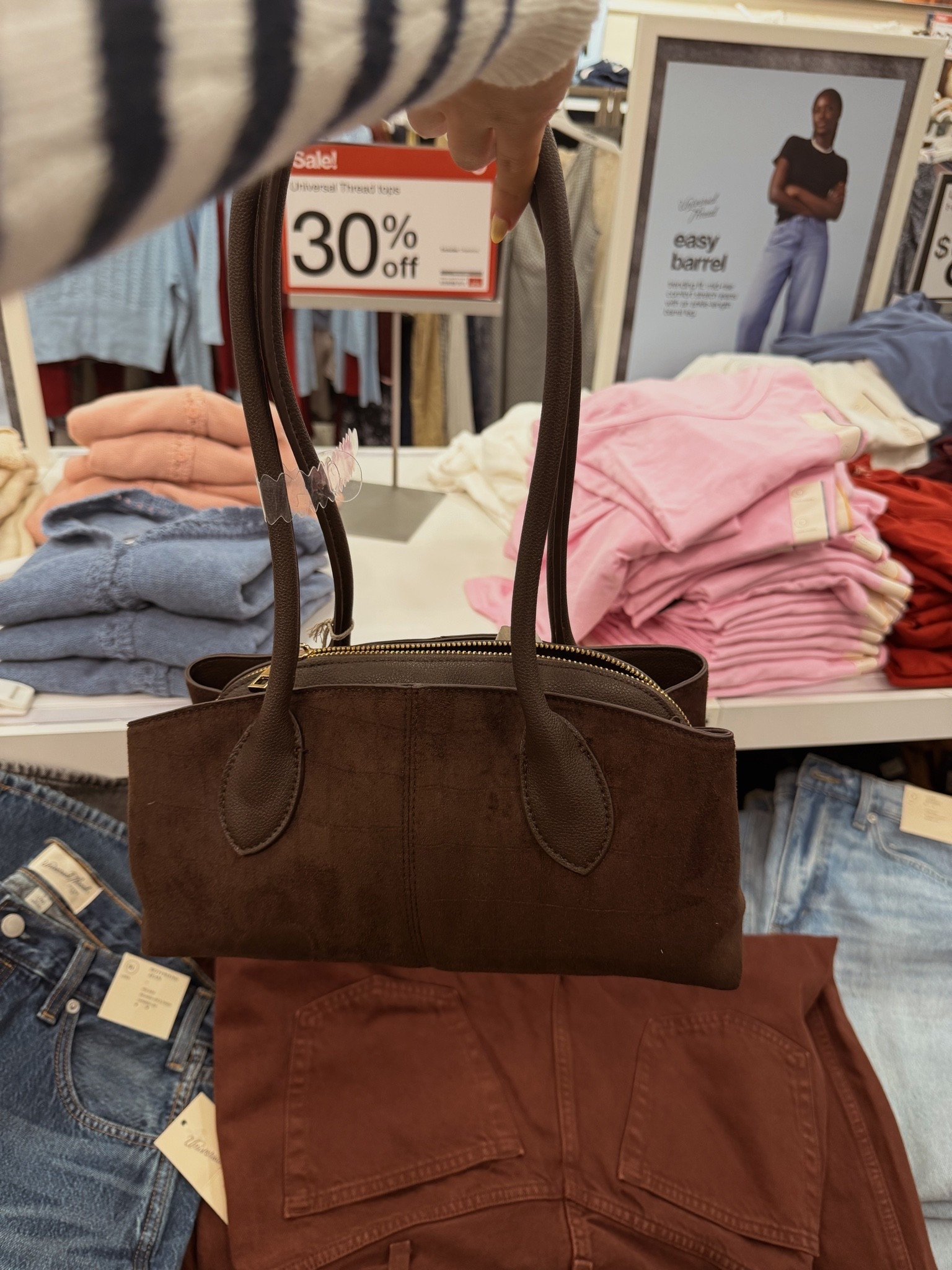 under $40 brown suede bag from target!!! this is sooo good😍🎯

#LTKSeasonal #LTKootd #LTKU