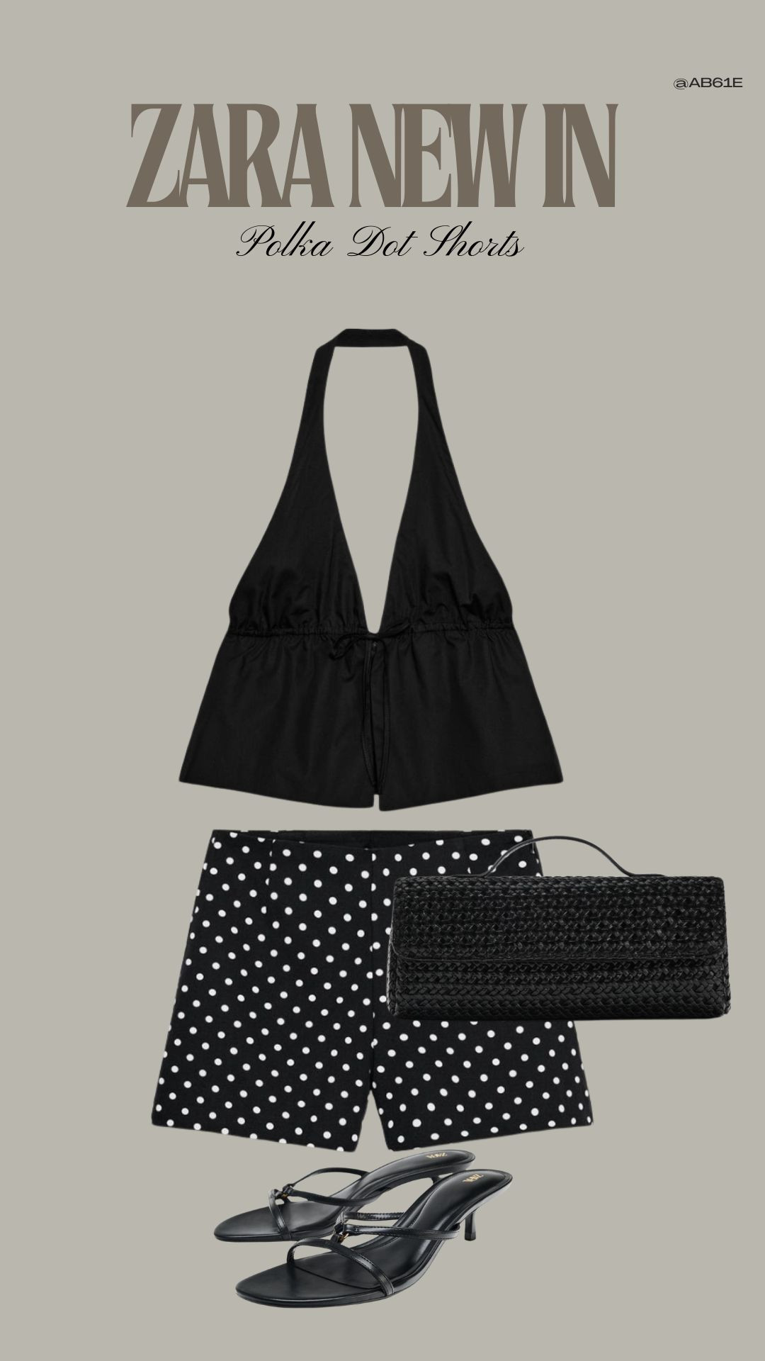 Zara New In Polka Dot Shorts

Black Polka Dot Shorts, Black Halterneck Top, Black Woven Clutch Bag, Black Heeled Sandals, Monochrome Summer Outfit, Holiday Evening Look, Minimal Glam Styling, Chic Summer Separates, Zara Summer Edit, Black And White Outfit Inspo. 

 #LTKuk #LTKsummer #LTKeurope