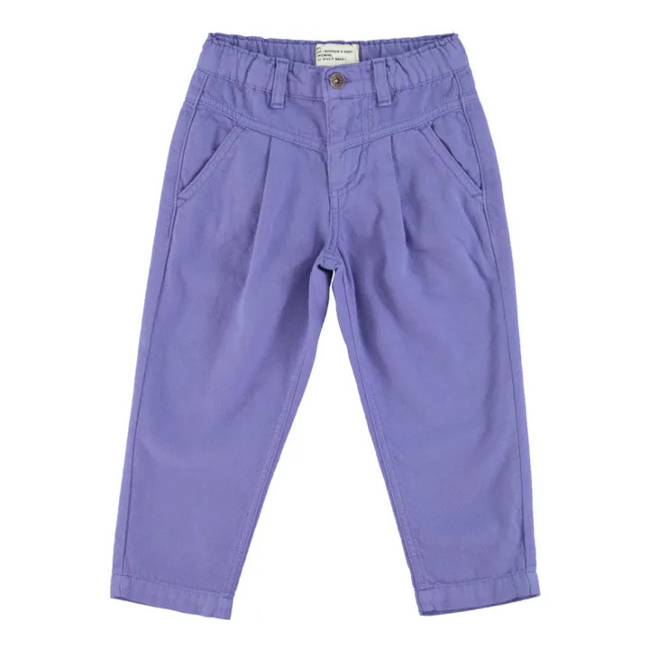 Mom fit Hose Bio-Baumwolle | Violett | Smallable