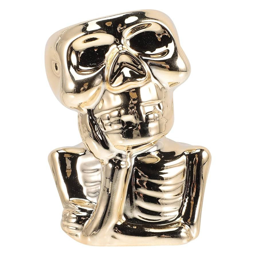 Gadpiparty Skull Planter Succulent Pot Plated Flower Pot for Unique Garden Decor for Halloween an... | Amazon (US)