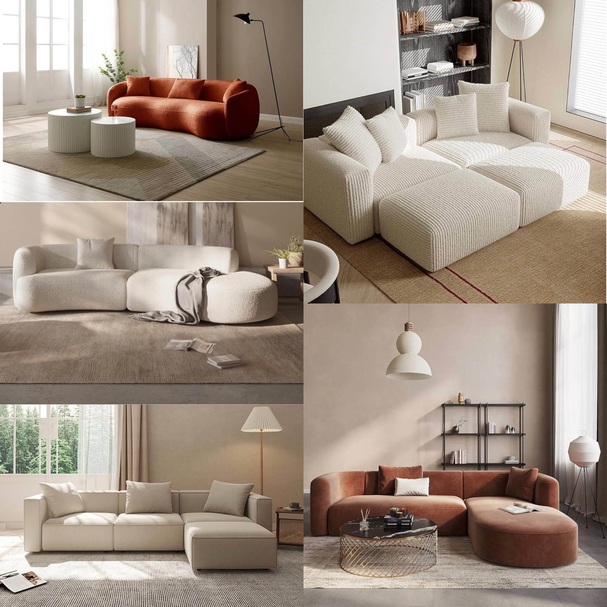 Curved sofa moment 🤍
Found a few beautiful, sculptural pieces — all part of the Amazon Big Spring Sale.

Love how the curved silhouette softens the entire space
and instantly makes a room feel more elevated.

#curvedsofa #livingroomstyle #amazonbigspringsale #amazonhome #interiordesign #homeinspo #modernliving #softminimal

#LTKHome #LTKSeasonal #LTKSaleAlert