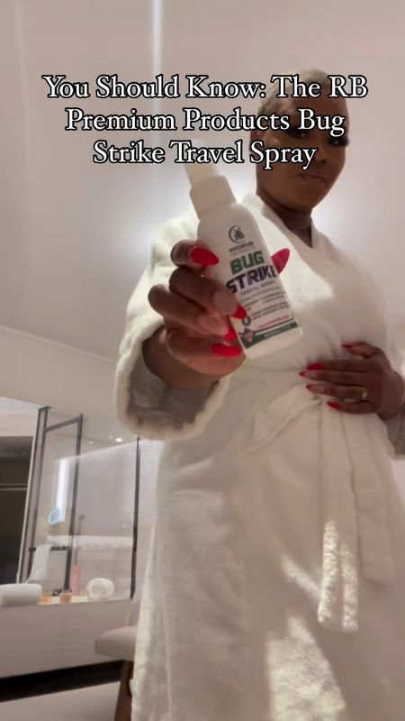 Whenever I travel, I pack @therbpremiumproducts Bug Strike 3 oz Spray. Spray it on any surfaces to eliminate bed bugs, spiders, mites, and other insects from hotel rooms or homes. The unique formula has natural ingredients and is scent and stain free. It’s also children and pet friendly!
Get yours at https://bit.ly/3Qs2Z4e and TheRBPremiumProducts.com💣 
🎥 @googleishuman #bugspray #bugstrike #bedbugs #mites #spiders #bug #travelbug #travelspray