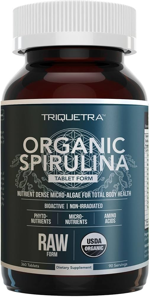 Organic Spirulina Tablets (360 Tablets) - Made with Parry® Spirulina, The Best Spirulina in The ... | Amazon (US)