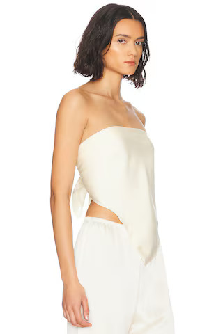 Fluid Twill Scarf Top | FWRD 