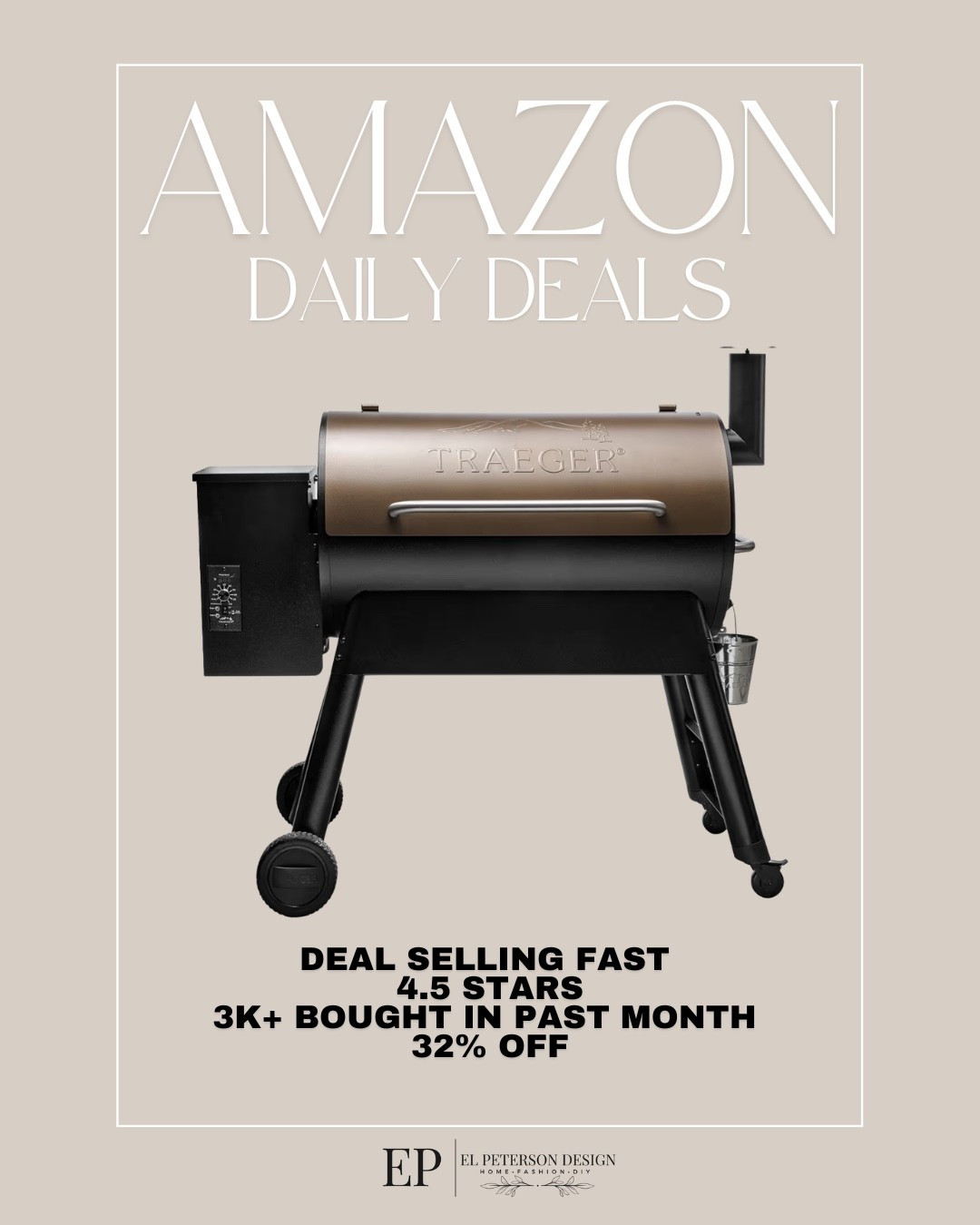 Amazon Daily Deals
Grill

#LTKHome #LTKSaleAlert