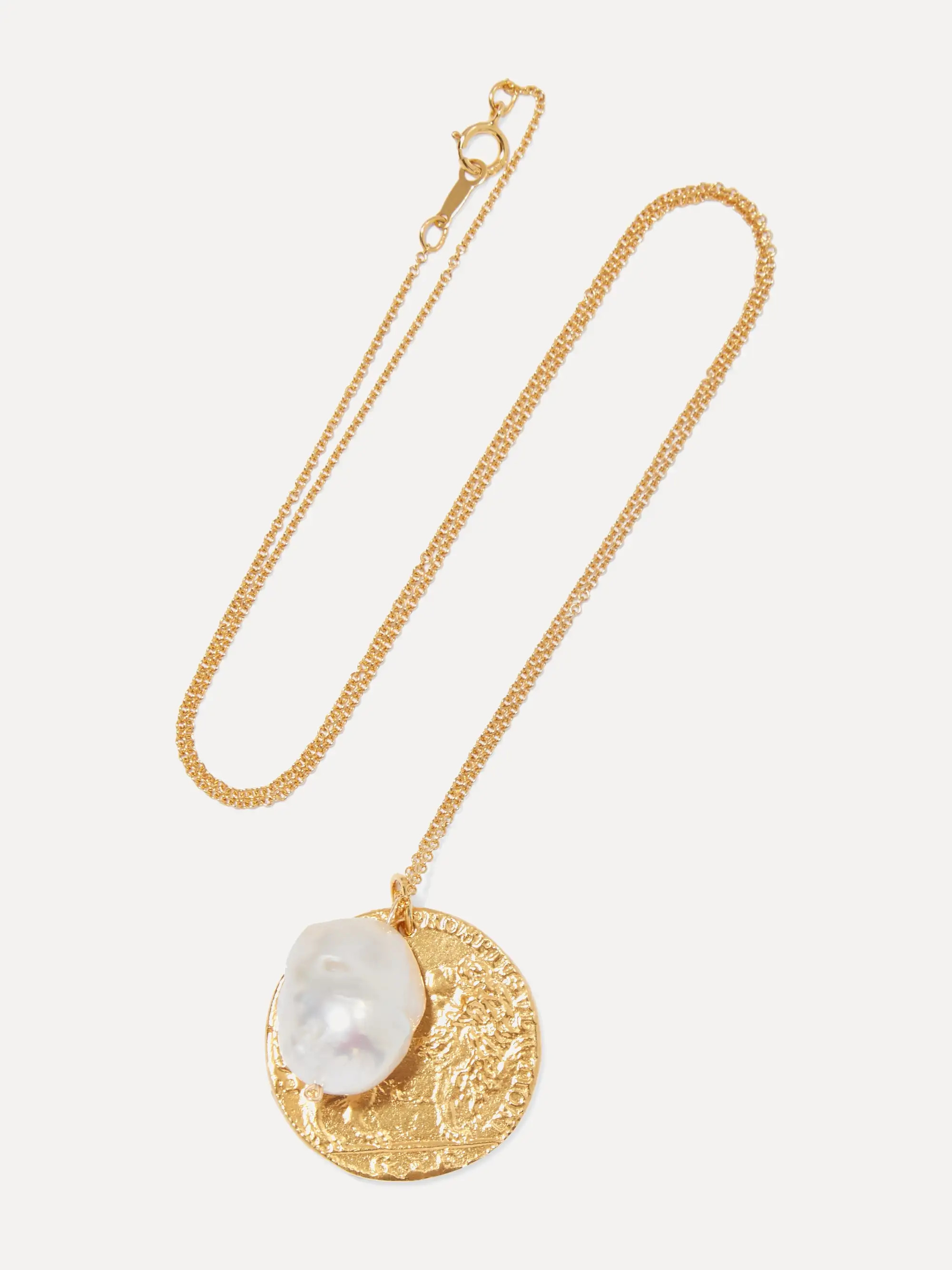 ALIGHIERIThe Remedy Chapter ii gold-plated pearl necklace | NET-A-PORTER (US)