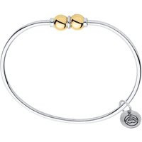 Authentic Cape Cod Double Ball Bracelet Made By Lestage - Sterling Silver with 14K Gold Bead | Etsy (US)