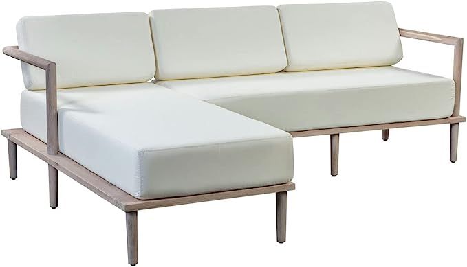 TOV Furniture Emerson Cream Outdoor Sectional - LAF | Amazon (US)
