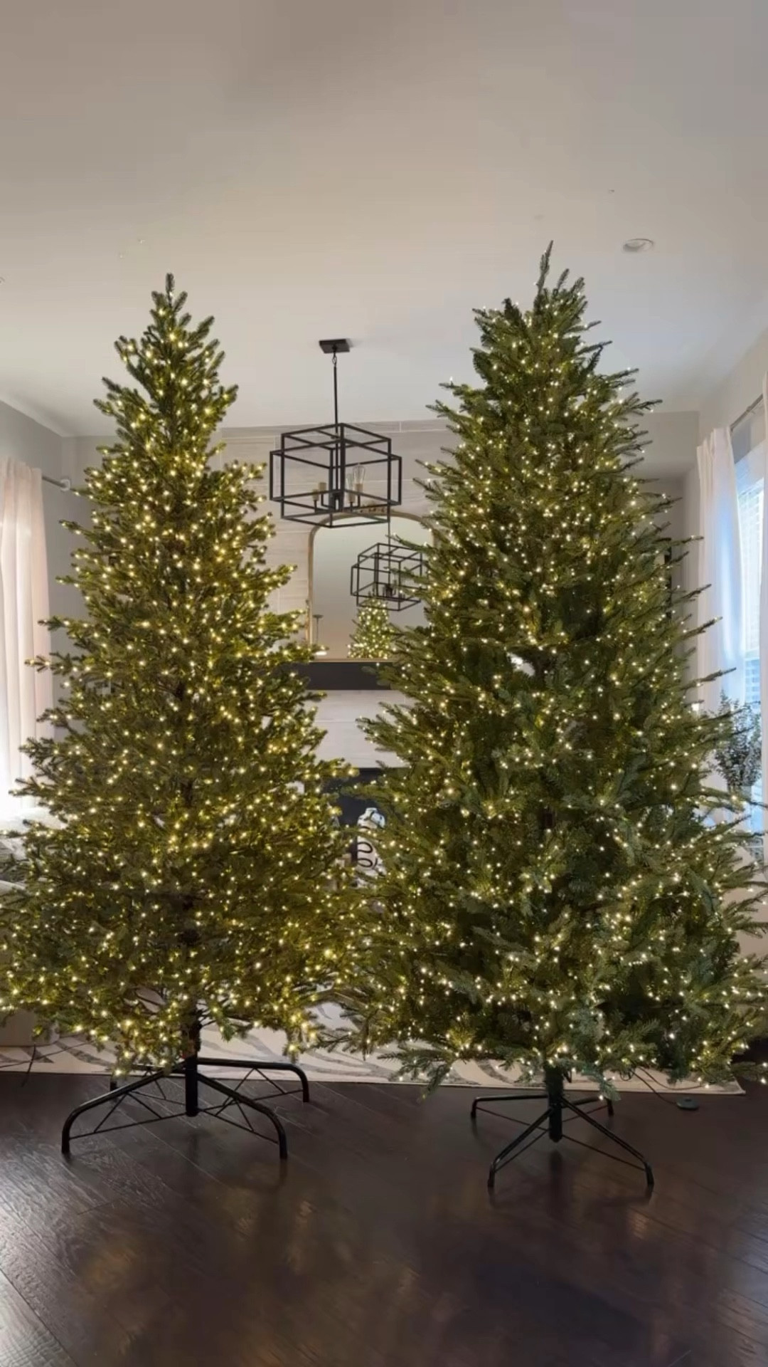 Two tinkling tree options from The Home Depot. I love both for different reasons. The viral tree from @thehomedepot is fuller, has a remote, color changing lights, but the secret twinkling sister is one of the most realistic trees I’ve seen, has more branch tips which makes it appear to have more lights, and the best part its typically easier to find. If you are in the market for a tree, these are great options. They are both on Black Friday sales which 
are live now. #TheHomeDepot #HolidayYourWay  #TheHomeDepotPartner

#LTKSeasonal #LTKHoliday #LTKHome