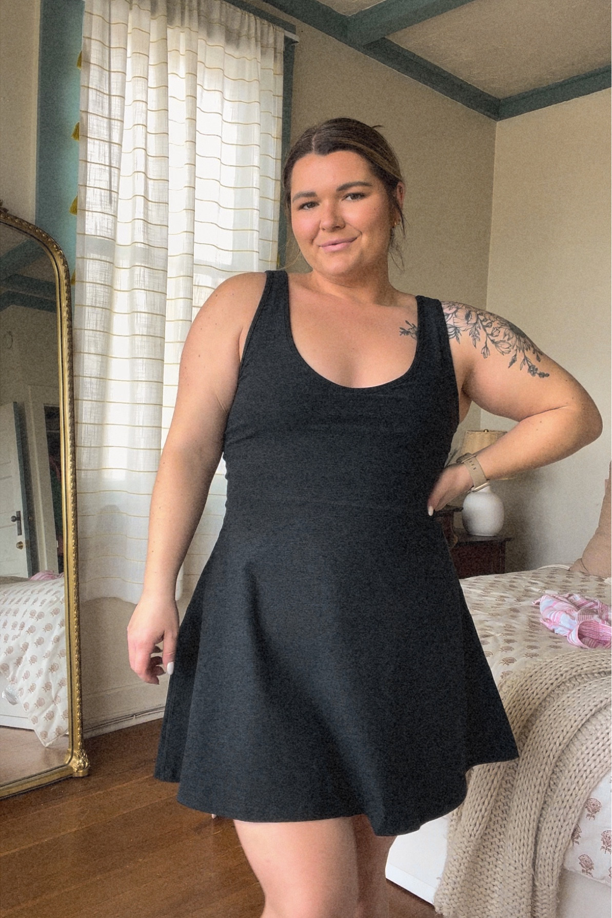 My new favorite athletic dress from beyond yoga! Wearing size XL. Love the way it hits my curves  

#LTKfit #LTKSeasonal #LTKcurves