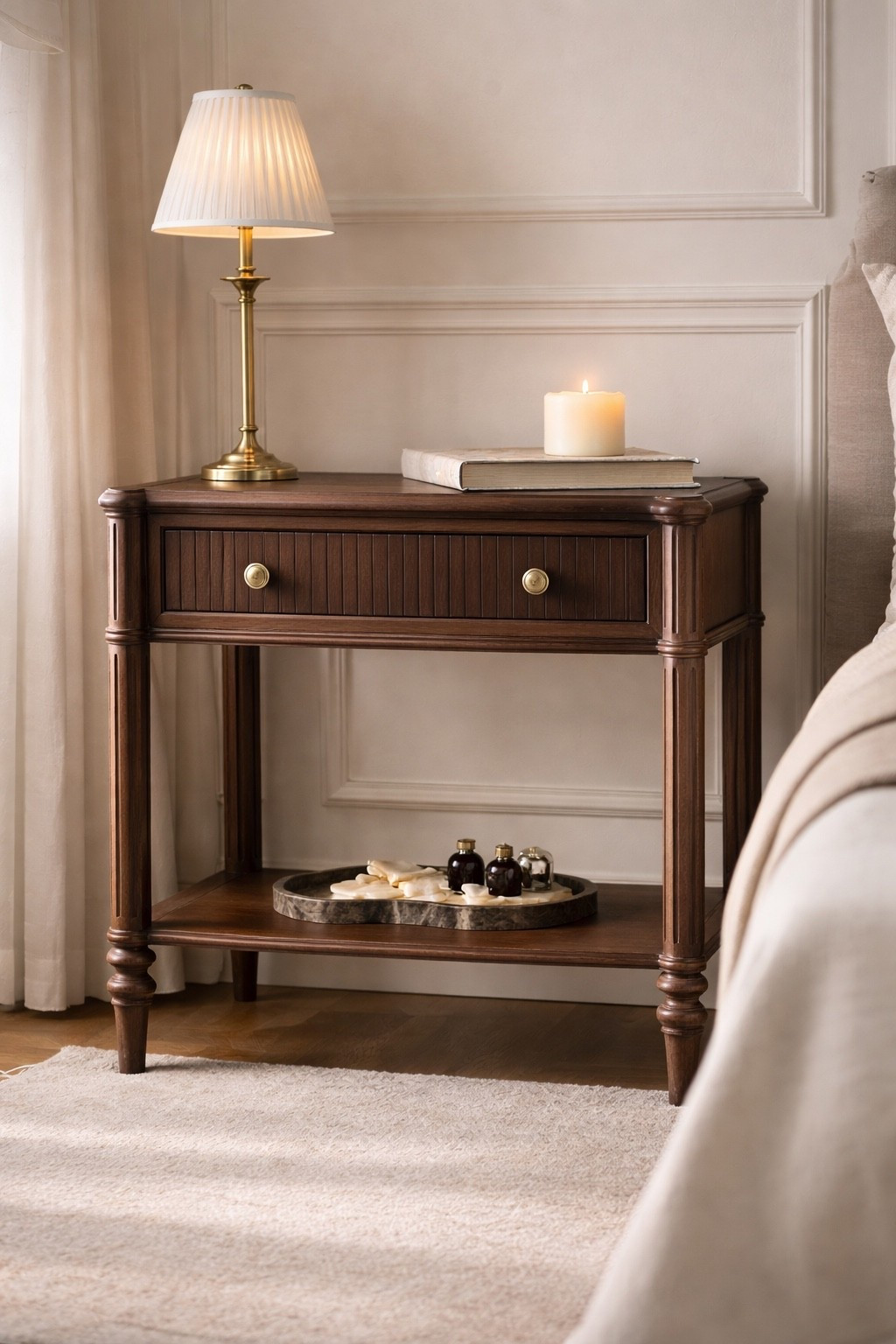 The perfect nightstand for the timeless curated home. It gives high end vibes 🤎✨

#LTKHome #LTKSaleAlert