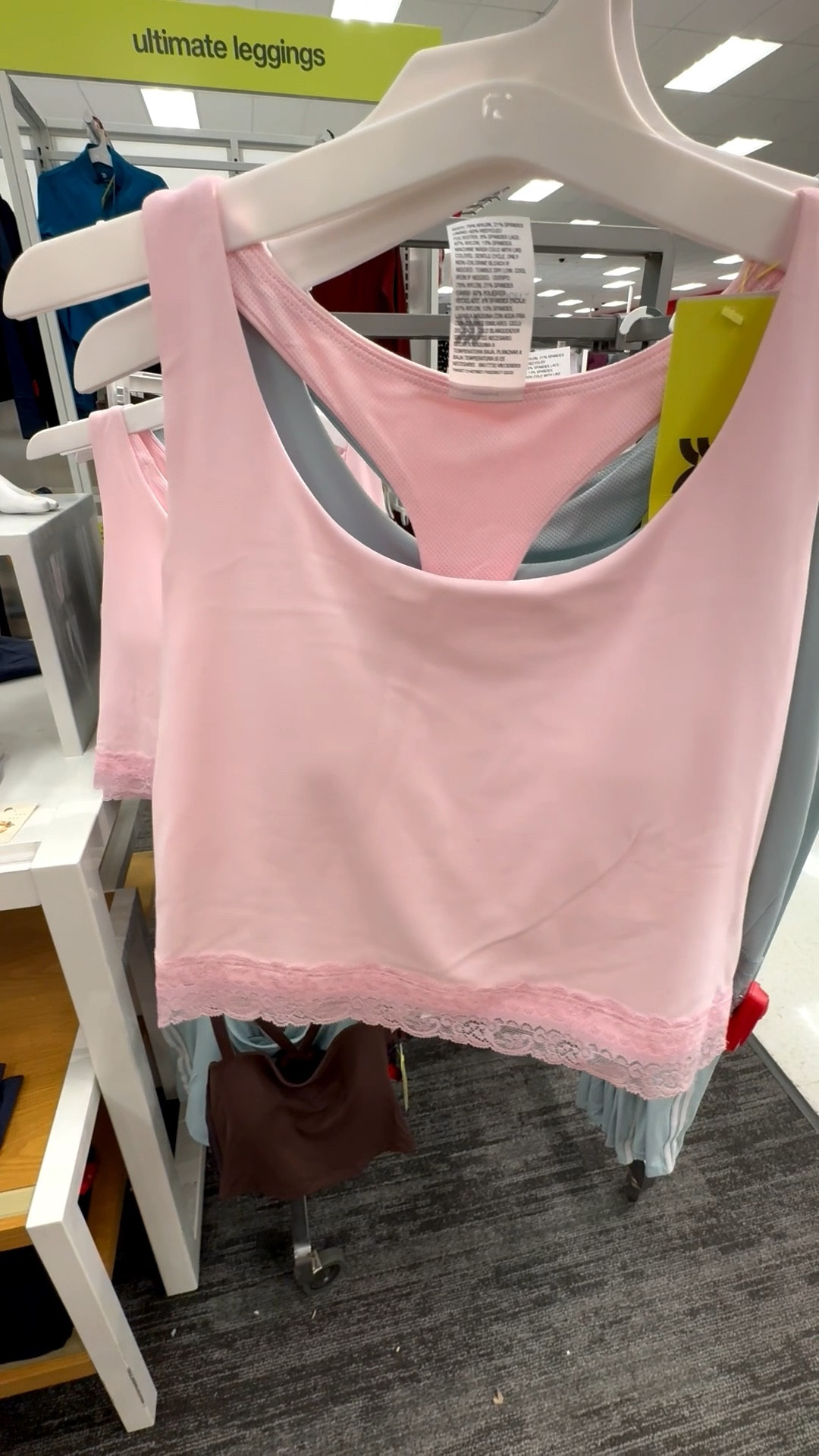 Target Padded Workout Tank | Lace Trim Tank | Athleisure 

#LTKActive #LTKFindsUnder50 #LTKSeasonal