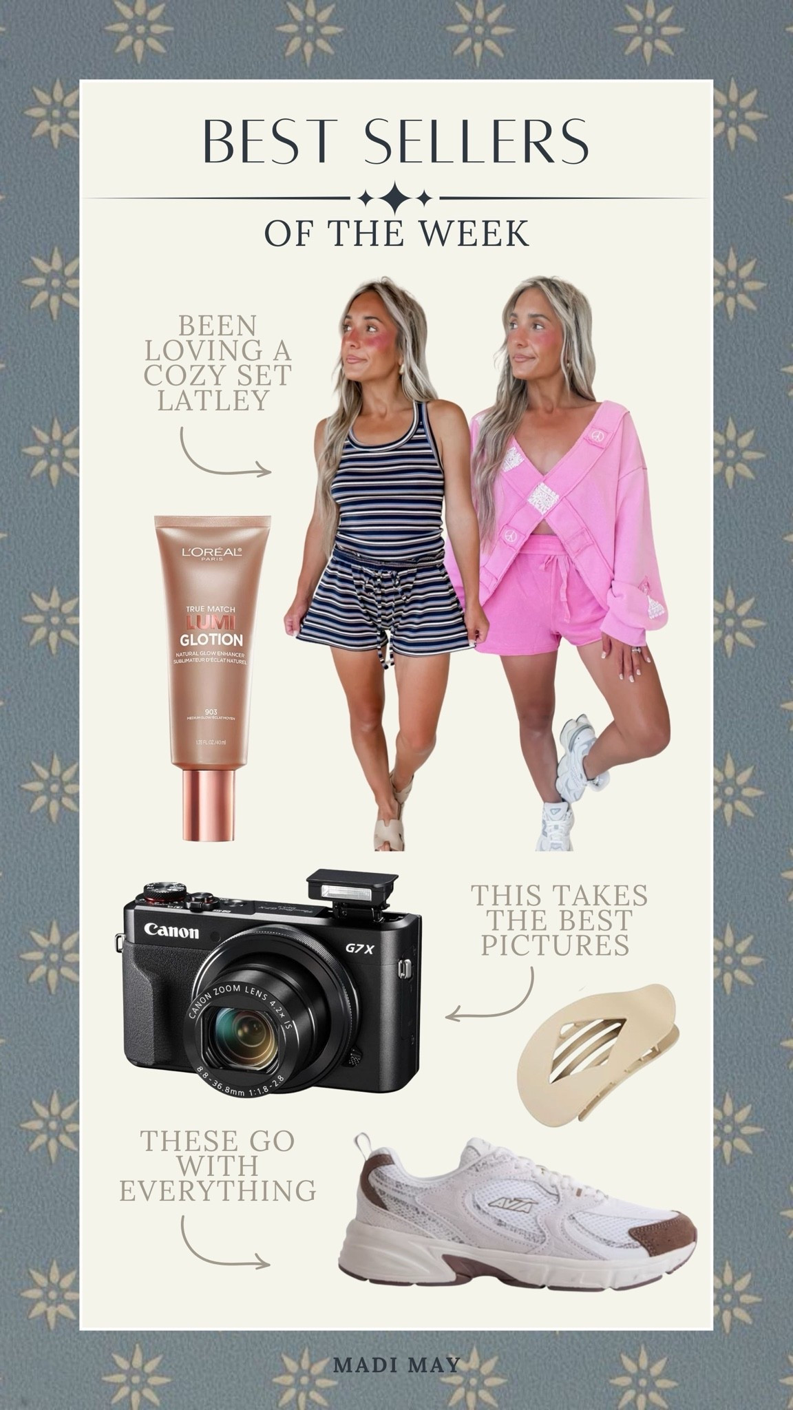 Best Sellers of The Week

#LTKdayinmylife #LTKootd #LTKgrwm