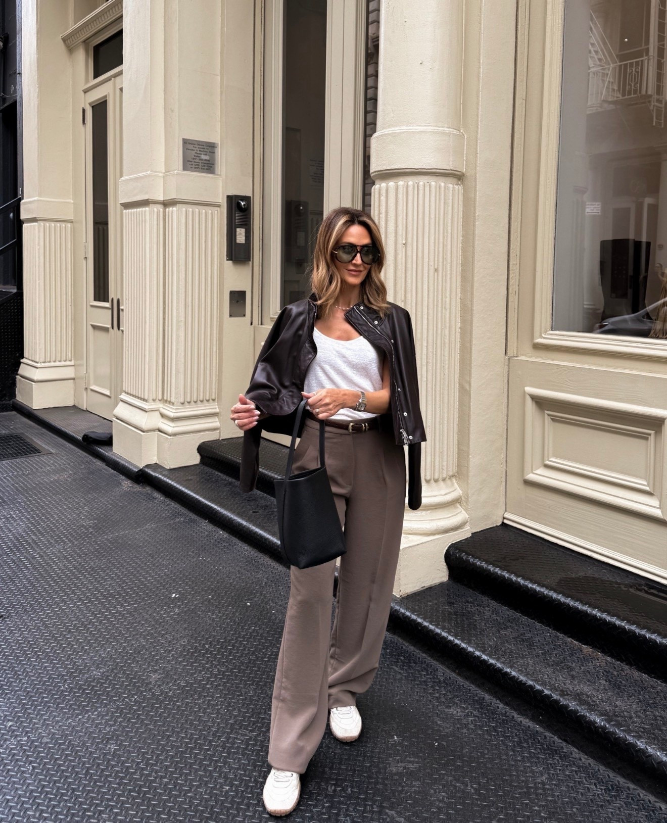 Love this shade too! Paired with sneakers for day and booties for night 