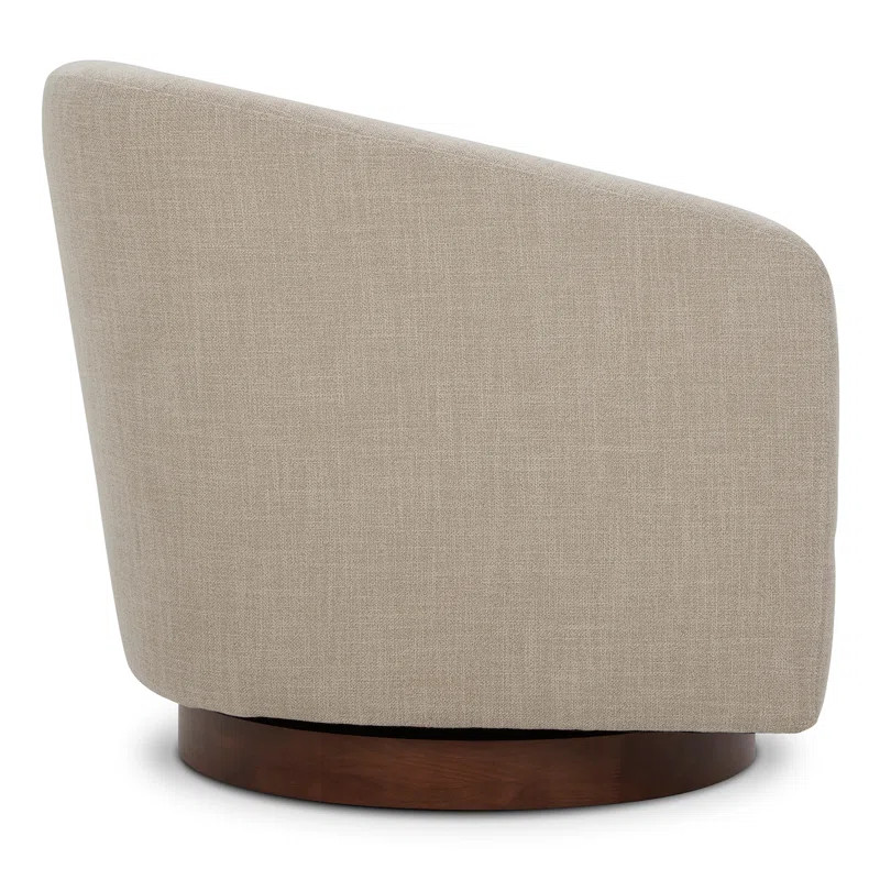 Aiden Upholstered Swivel Barrel Chair | Wayfair North America