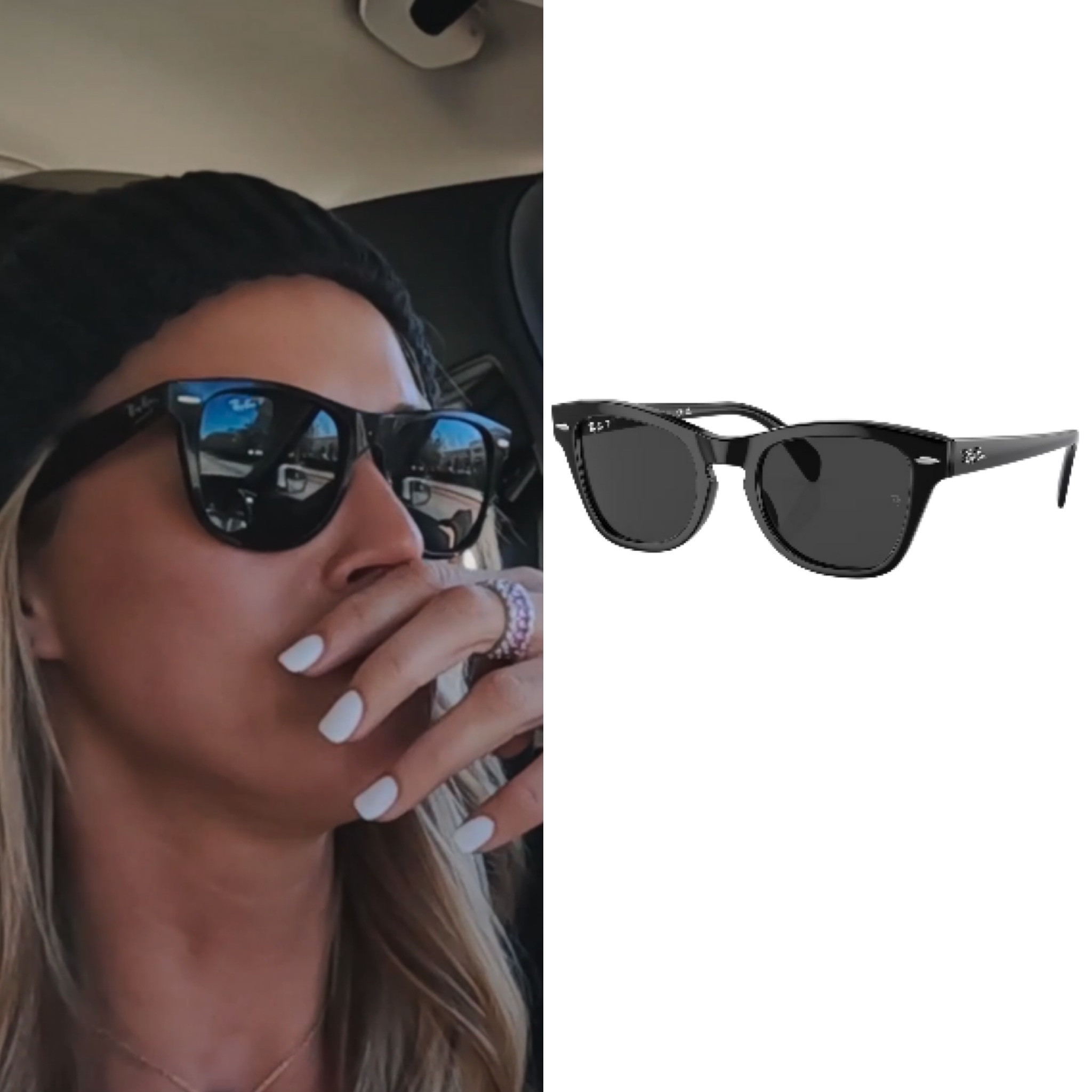 Olivia Flowers’ Black Sunglasses