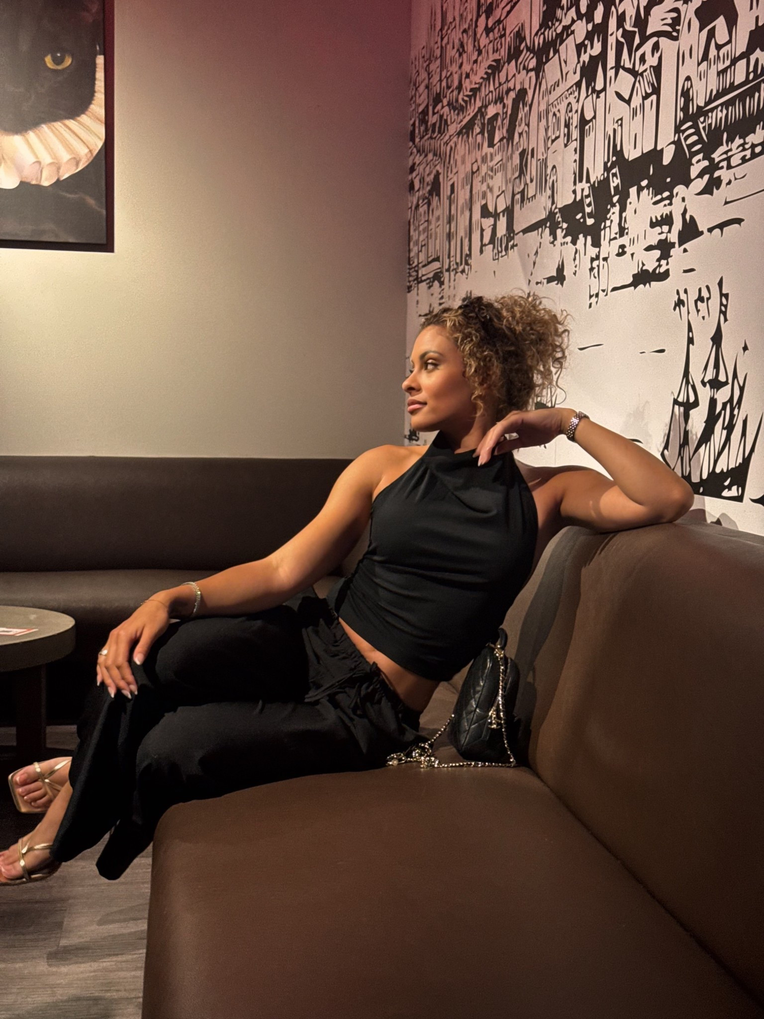 All black date night outfit 🐈‍⬛