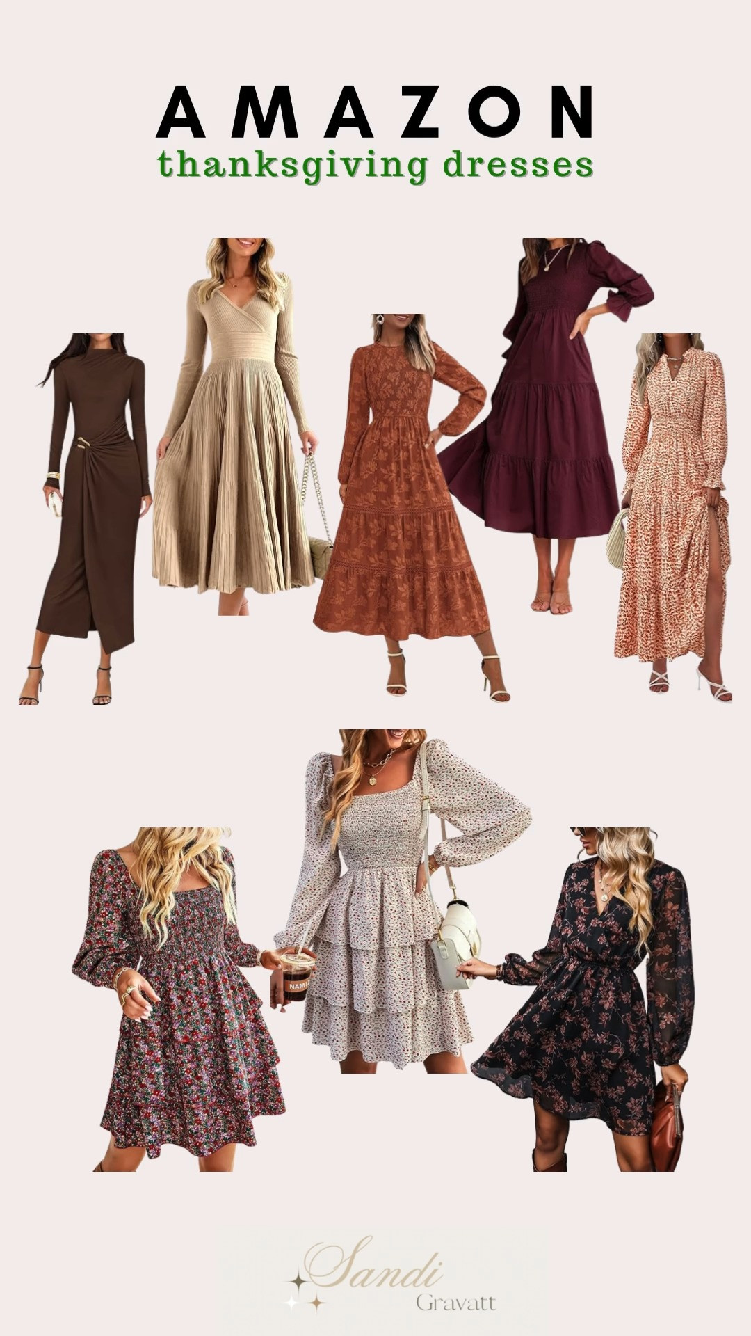 Get ready for Thanksgiving with these cozy and chic dresses from Amazon. Perfect for family gatherings and festive celebrations! 🍁🍂👗

#ThanksgivingDresses #AmazonFashion #FallStyle 

 #LTKSeasonal #LTKStyleTip
