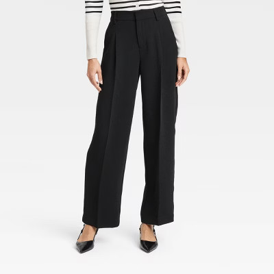 Women's Signature Crepe Essential Trouser - A New Day™ | Target