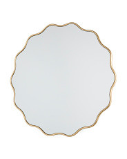 25in Round Scalloped Mirror | Marshalls