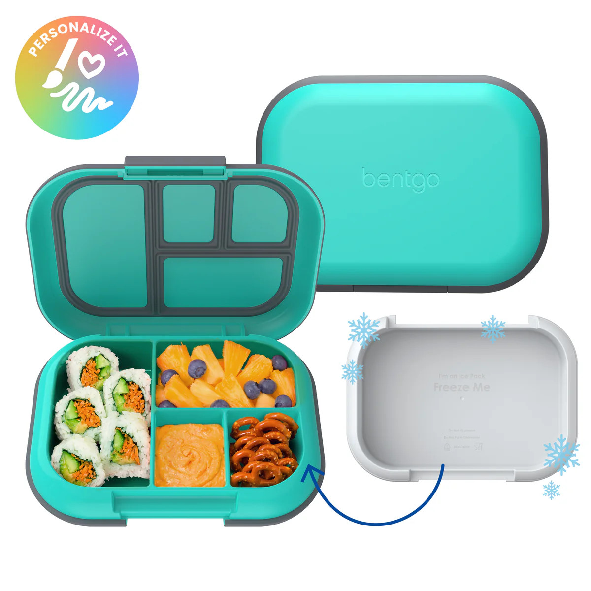 Bentgo® Chill Kids Lunch Box | Lunch Box With Ice Pack | Bentgo