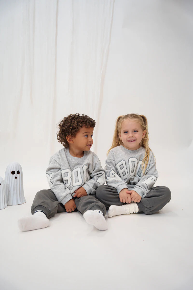 Boo Crewneck | Atlas Grey