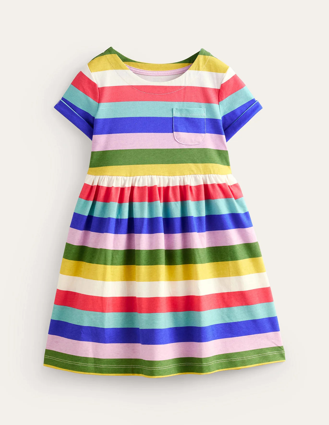 Short-sleeved Fun Jersey Dress | Boden UK