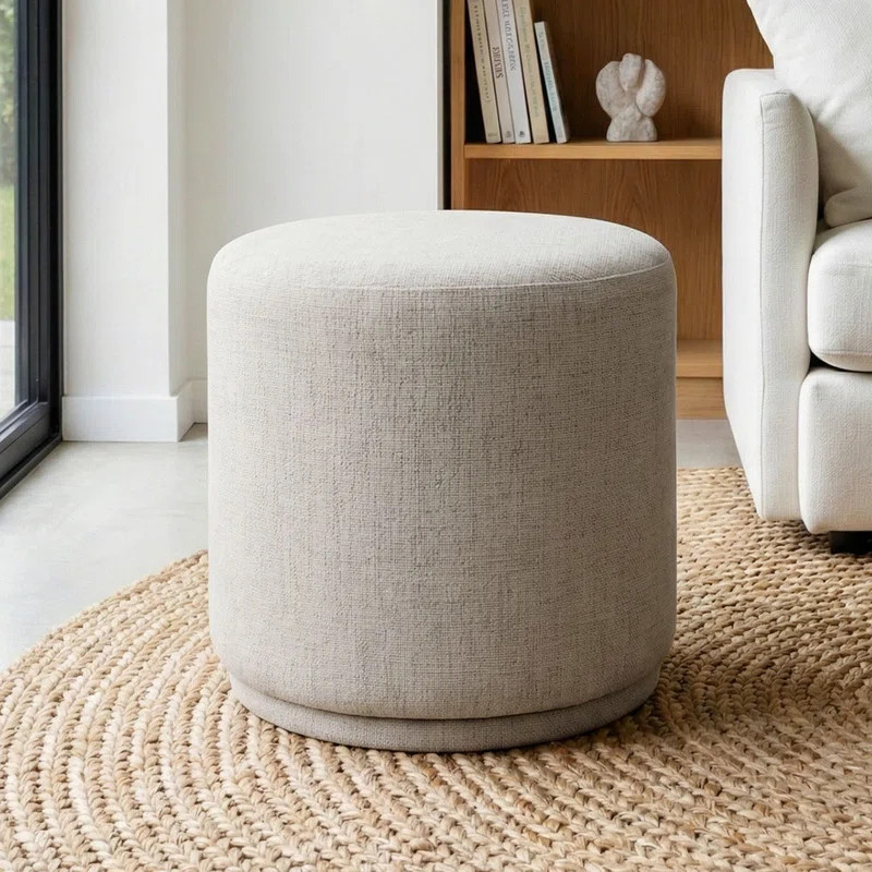 18.5" Wide Round Swivel Ottoman | Wayfair North America