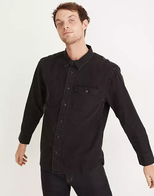 Denim Work Shirt in Ace Wash | Madewell