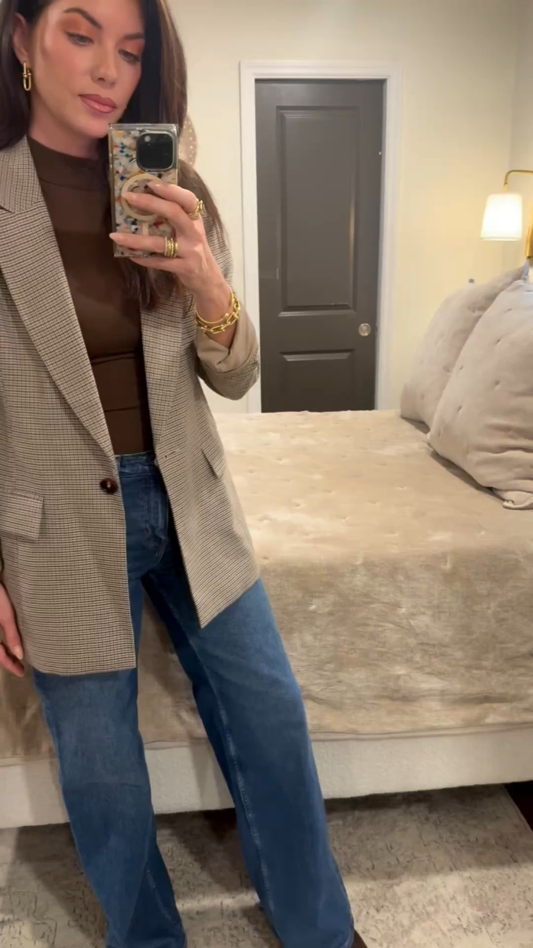 Happy Wednesday 🤎 This blazer is on sale, find the link on the LTK app
#ootd #workwear #evereve  