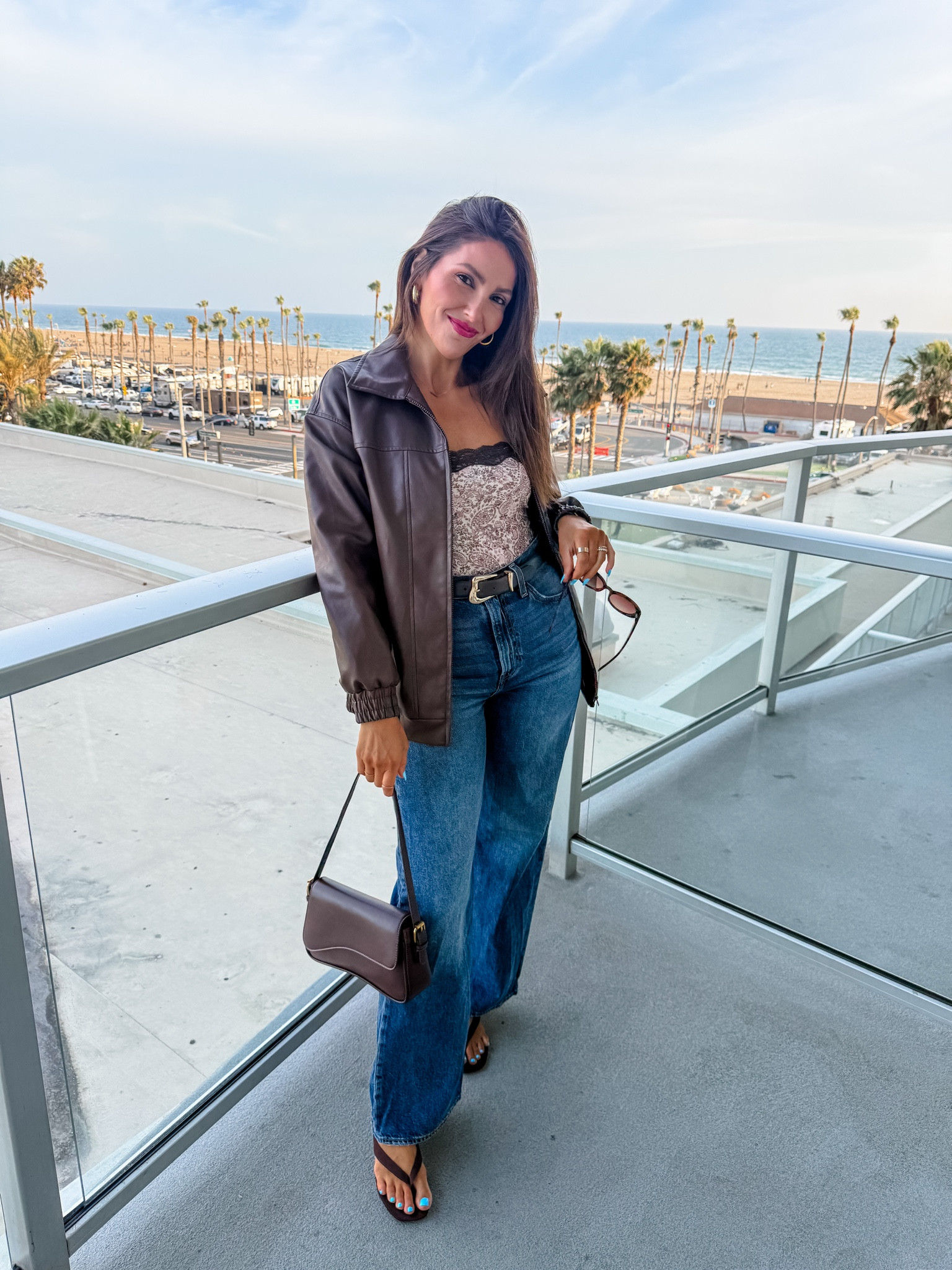 Size M bodysuit. 29 jeans. S jacket 

#LTKootd #LTKgrwm