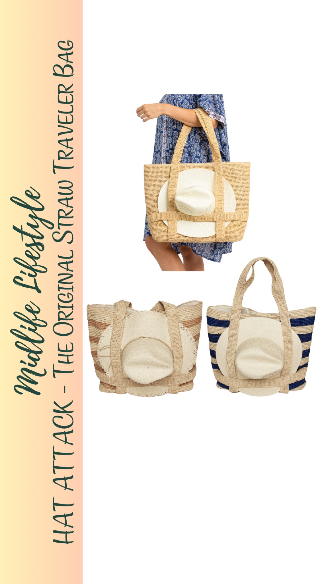 Say hello to sunshine with LTK’s Original Straw Traveler Bag in stripes! 🌞✨ 

A must-have for spring and summer, this roomy, packable bag has a special spot for your favorite sunhat! Perfect for sarongs, bathing suits, and sunscreen. 

*Hat sold separately! 👜🌴 

#LTKStyle #StrawTravelerBag #SpringAndSummerVibes

#LTKSeasonal #LTKItBag #LTKStyleTip