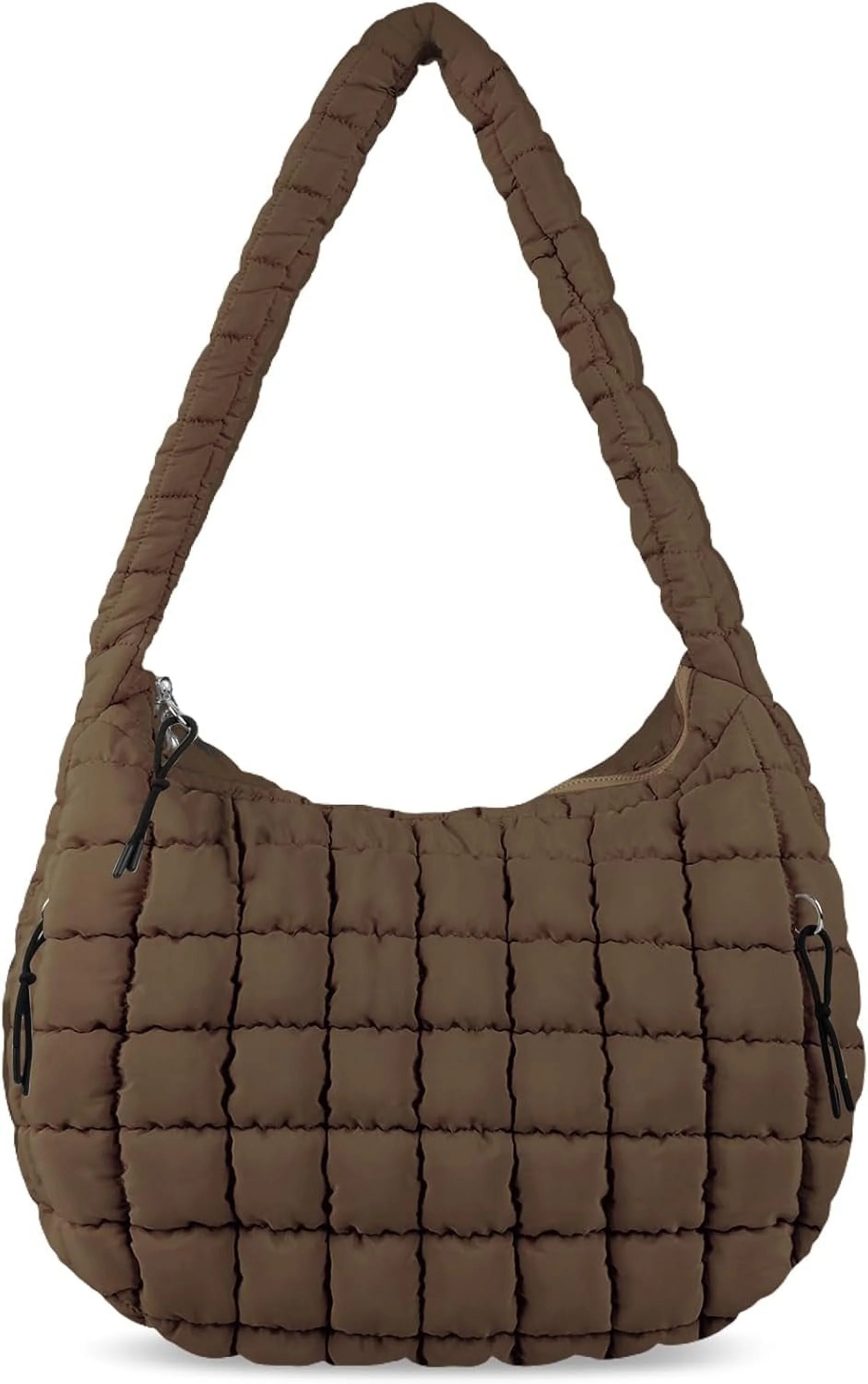 Lohol Quilted Puffer Tote Bag for Women - Large Crossbody Bag, Lightweight Nylon Puffy Carryall H... | Walmart (US)