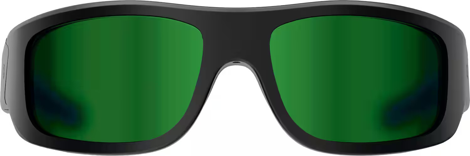 Armor Green Mirror Polarized Smart Glasses Powered by Lucyd - Black/Green | Best Buy U.S.