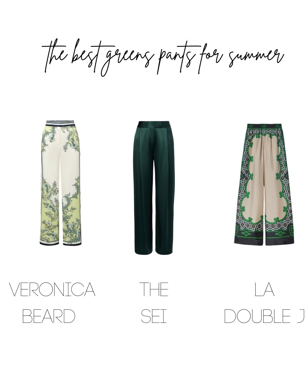 Fab summer pants - in green!